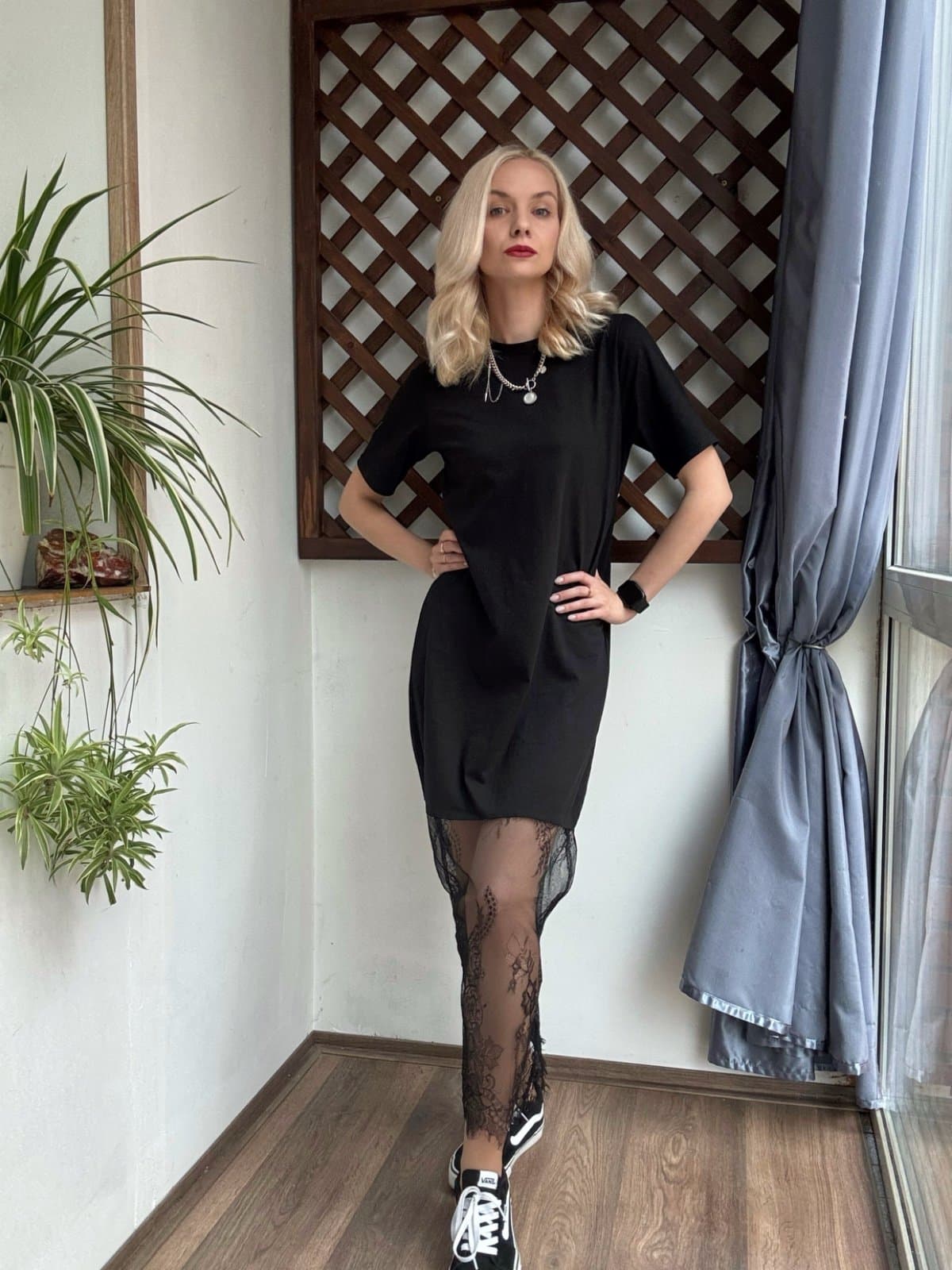 Платье с кружевом 2