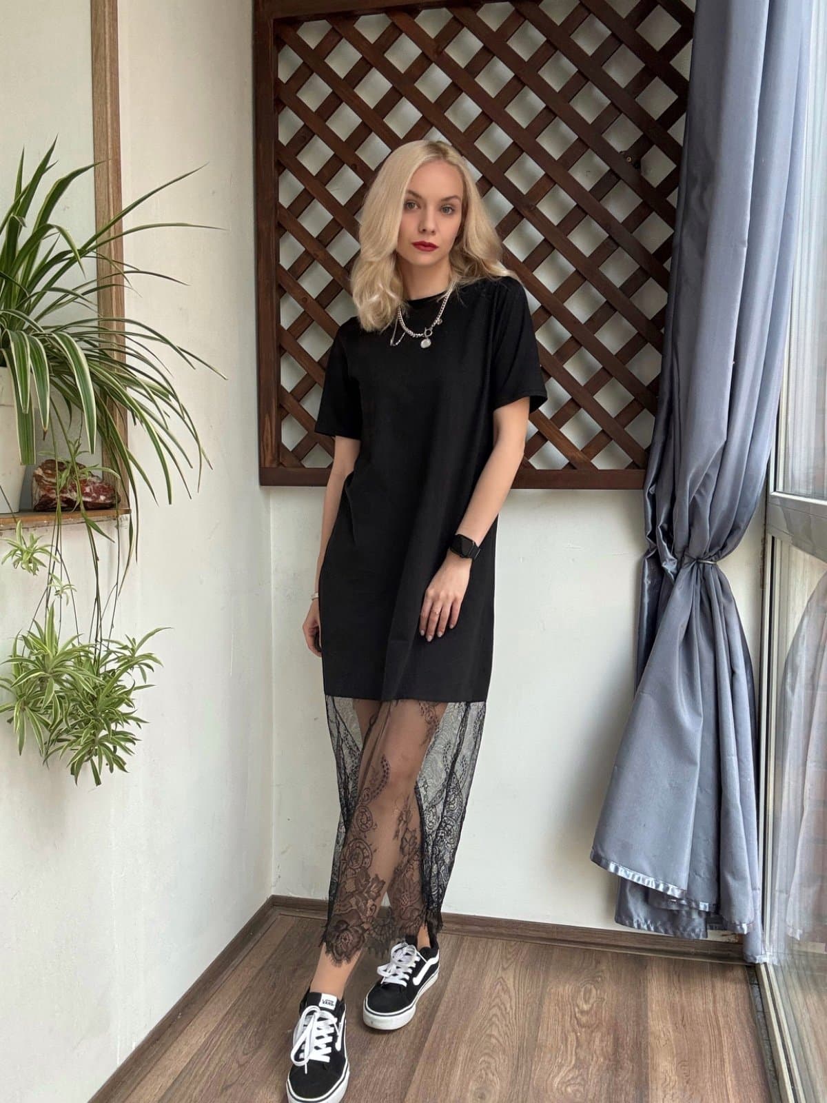 Платье с кружевом 1